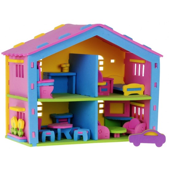 3D nukumaja mööbliga "Puzzle"